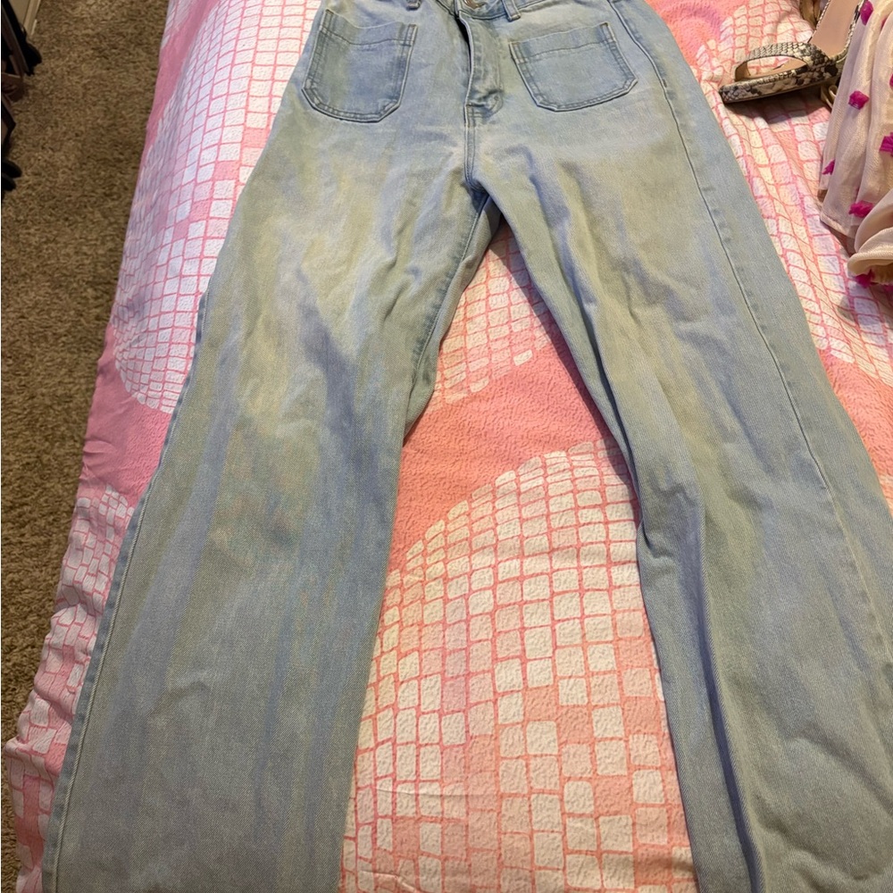 Aaron & Amber Light Blue Women's Jeans